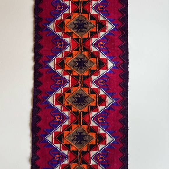 Colorful Geometric Patterned Scarf - Picture 5 of 5